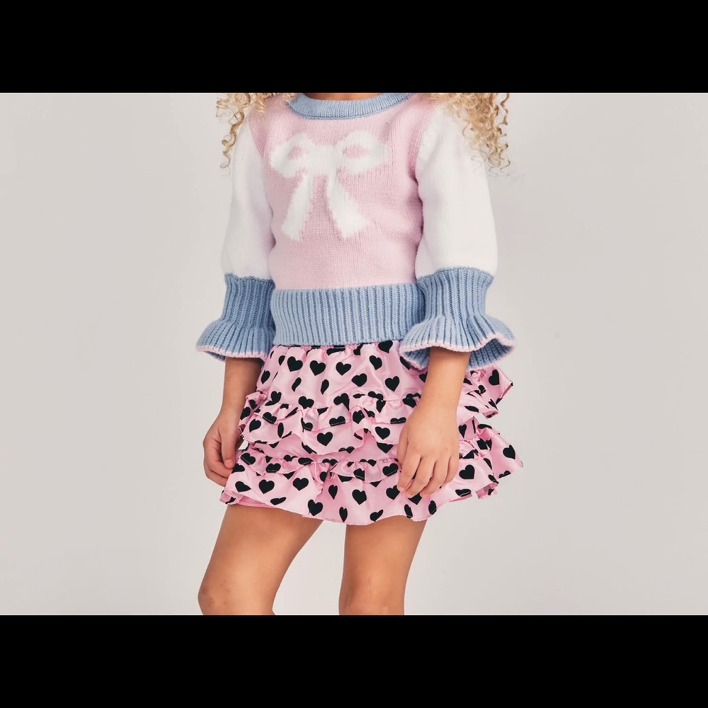 Loveshack fancy kids Billie skirt